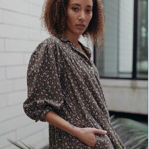 Esby Philippa Dress in Basil Ristra Size S  - Altered (Shortened)